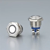 GQ16 16mm Anti-Vandallere Karşı Basmalı Düğme Anahtarı